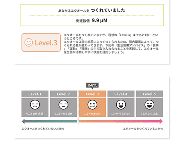 エクエルモニター「ソイチェック」診断結果シート
