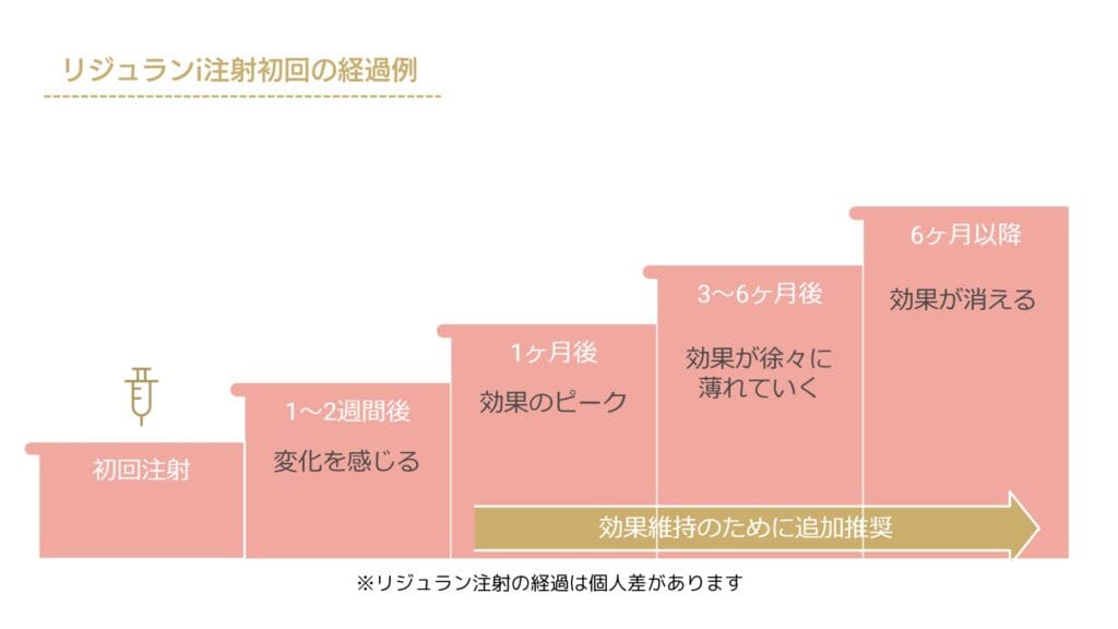 リジュランアイ直後から効果が出るまでの時間・経過