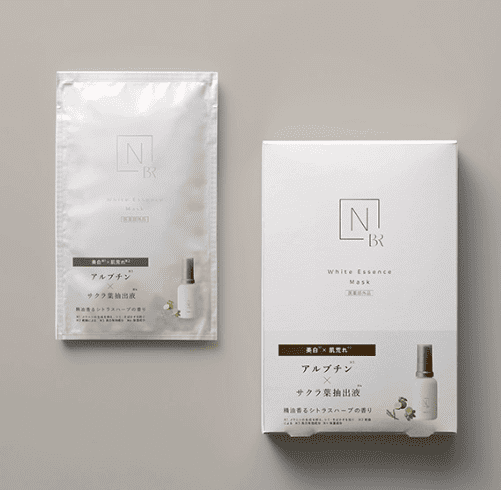 N organic Bright ホワイト メラノリーチ エッセンス マスク (4枚入り)［医薬部外品］