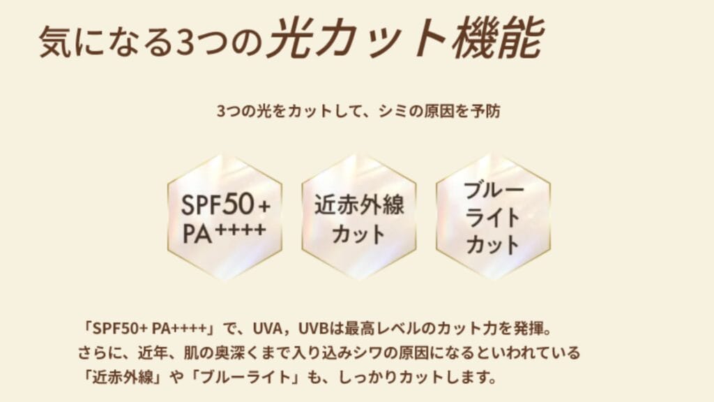 マナラトーンアップUVノーマルの特徴