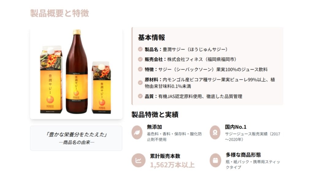 サジー基本情報