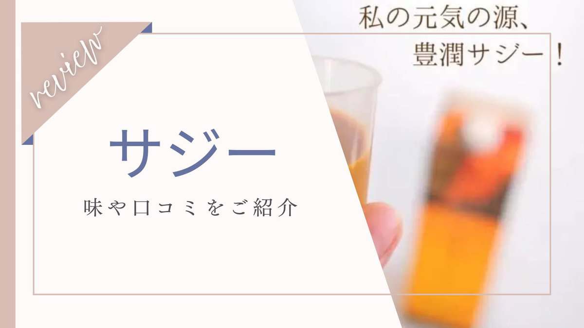 サジー 味