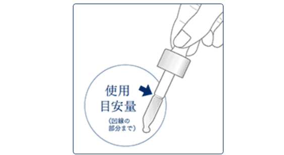 タカミスキンピール・ニキビ・ニキビ跡ケア・使用目安量