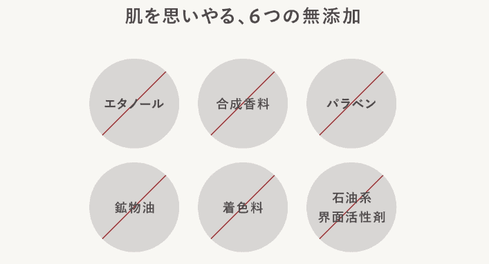 Nオーガニック｜6つの無添加