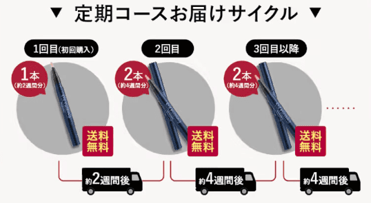アイプリンコンシーラ定期便お届けサイクル
