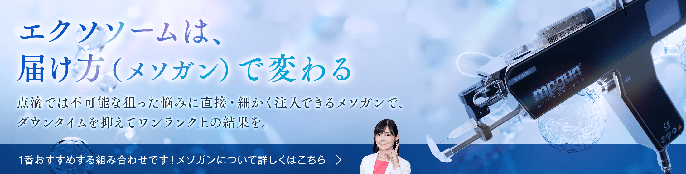 エクソソームは、届け方（メソガン）で変わる